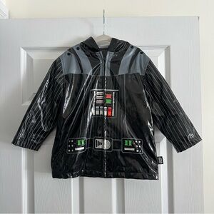 Size 2T Kids Disney Store Darth Vader Rain Jacket Star Wars Kids Coat Hooded